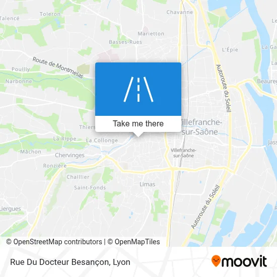 Rue Du Docteur Besançon map