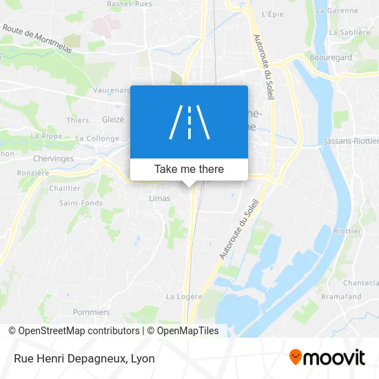 Rue Henri Depagneux map