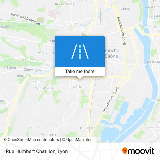 Rue Humbert Chatillon map