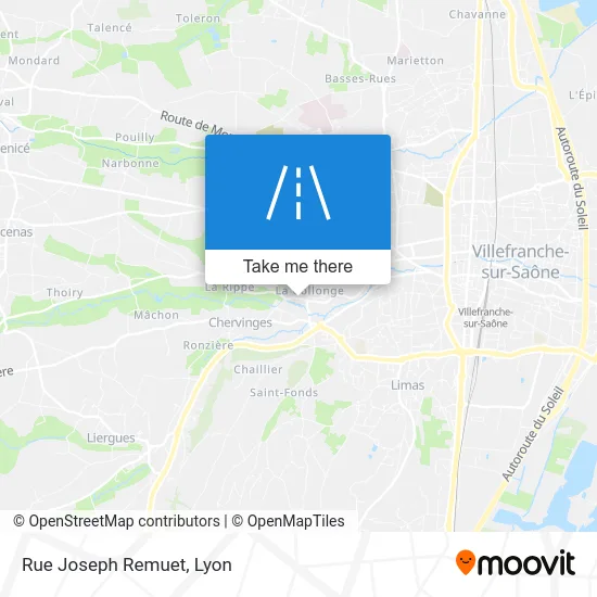 Rue Joseph Remuet map