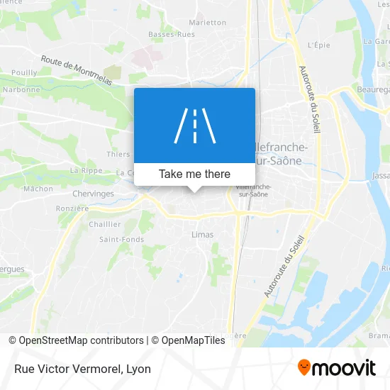 Rue Victor Vermorel map