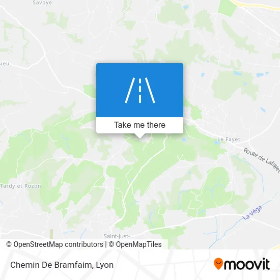 Chemin De Bramfaim map