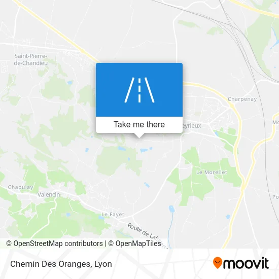 Chemin Des Oranges map