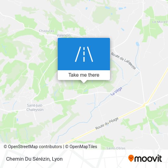 Chemin Du Sérézin map