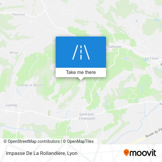 Impasse De La Rollandière map