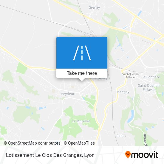Lotissement Le Clos Des Granges map