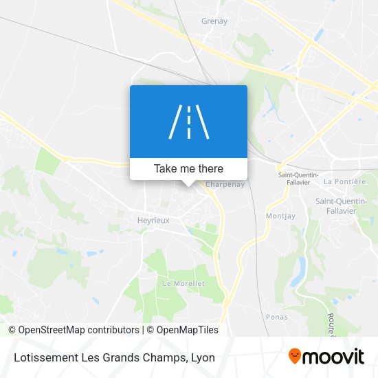 Lotissement Les Grands Champs map