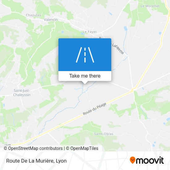 Route De La Murière map