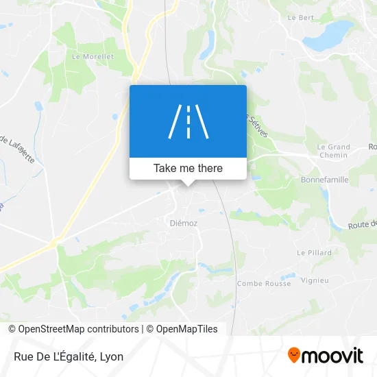 Rue De L'Égalité map