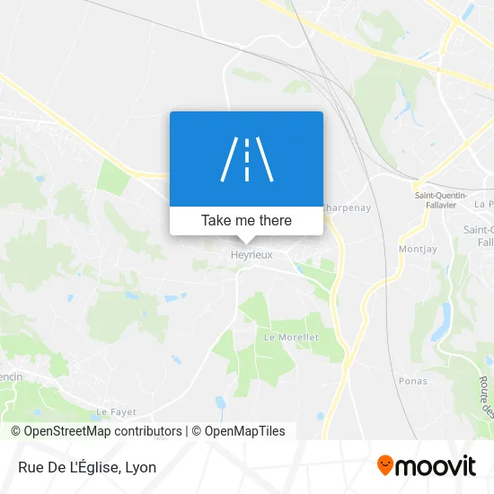 Rue De L'Église map