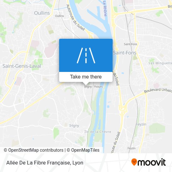 Allée De La Fibre Française map