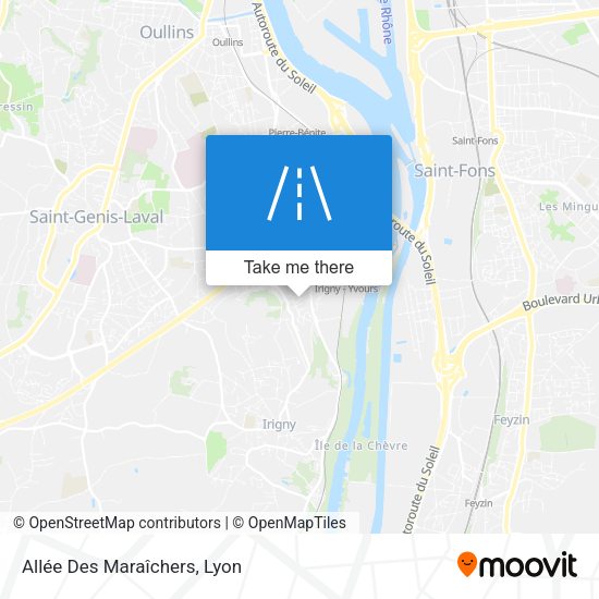 Allée Des Maraîchers map