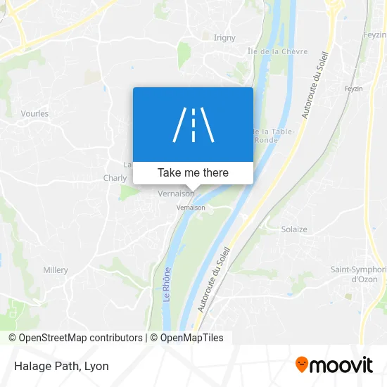 Chemin De Halage map