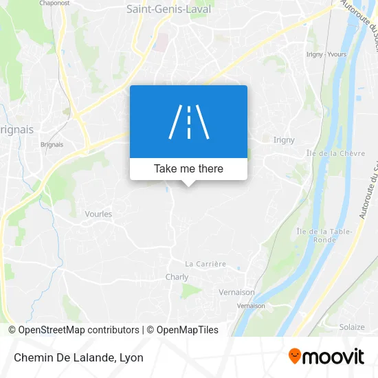 Chemin De Lalande map