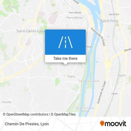 Chemin De Presles map