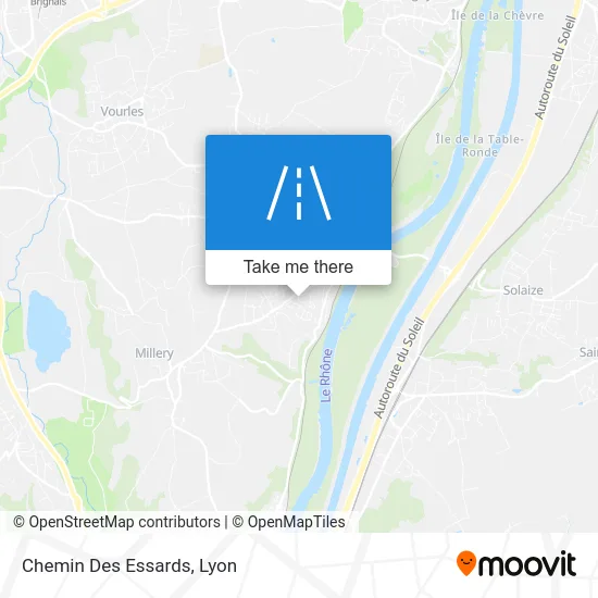 Chemin Des Essards map