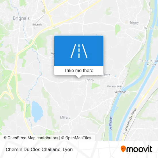 Chemin Du Clos Challand map