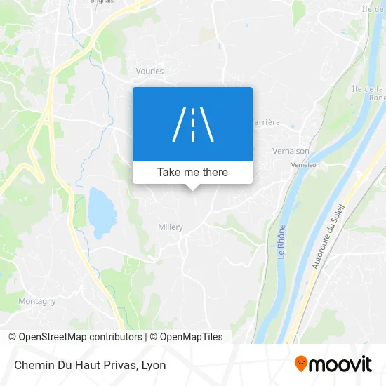 Chemin Du Haut Privas map