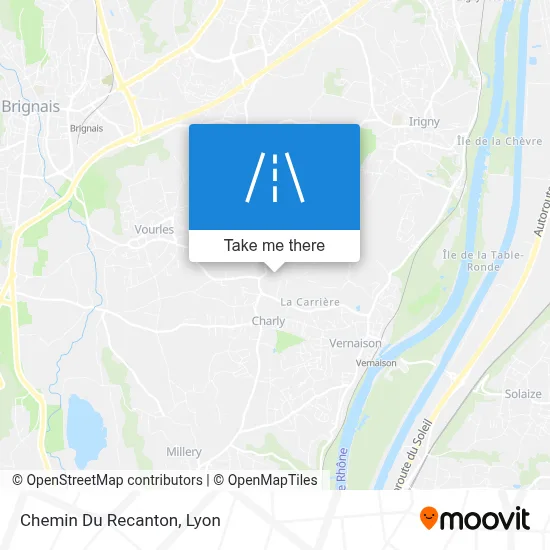 Chemin Du Recanton map