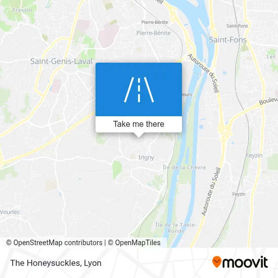 Les Chèvrefeuilles map