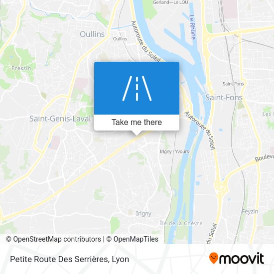 Petite Route Des Serrières map