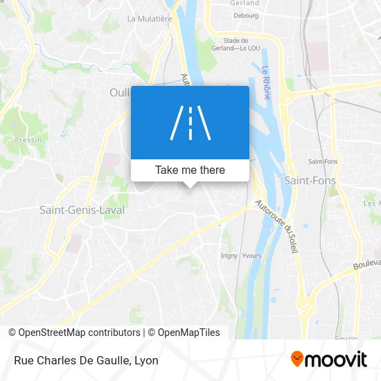 Rue Charles De Gaulle map