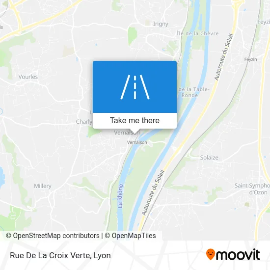 Rue De La Croix Verte map