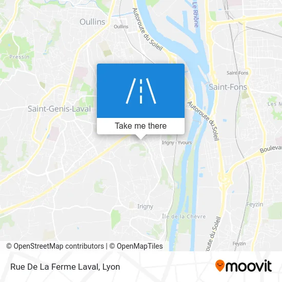 Rue De La Ferme Laval map