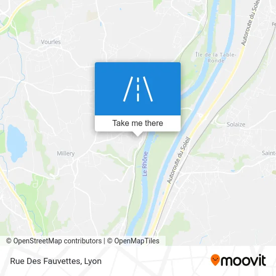 Rue Des Fauvettes map