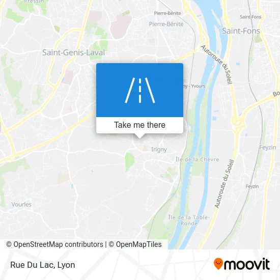 Rue Du Lac map