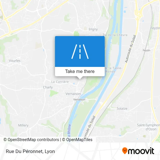 Rue Du Péronnet map