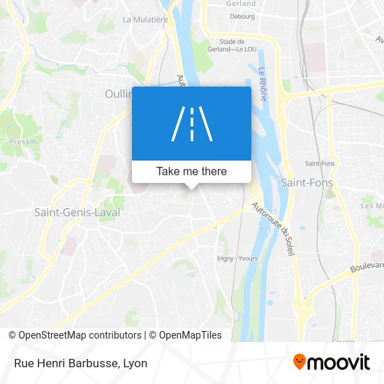 Rue Henri Barbusse map