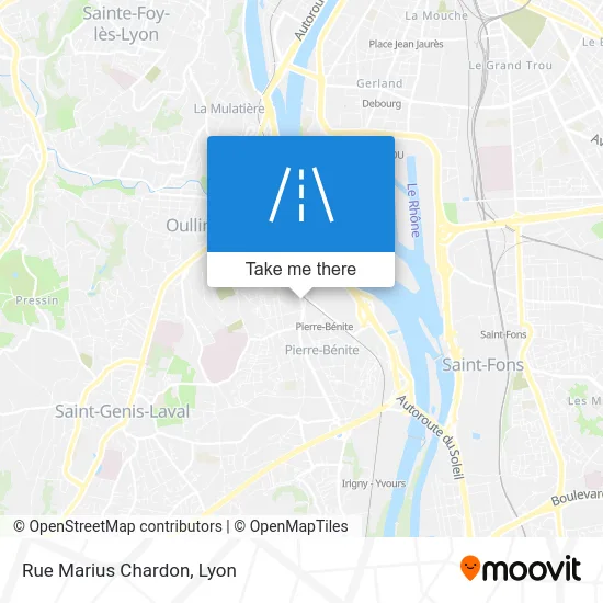 Rue Marius Chardon map