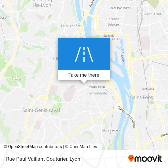 Rue Paul Vaillant-Couturier map