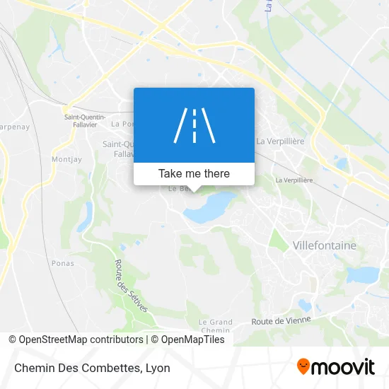 Chemin Des Combettes map