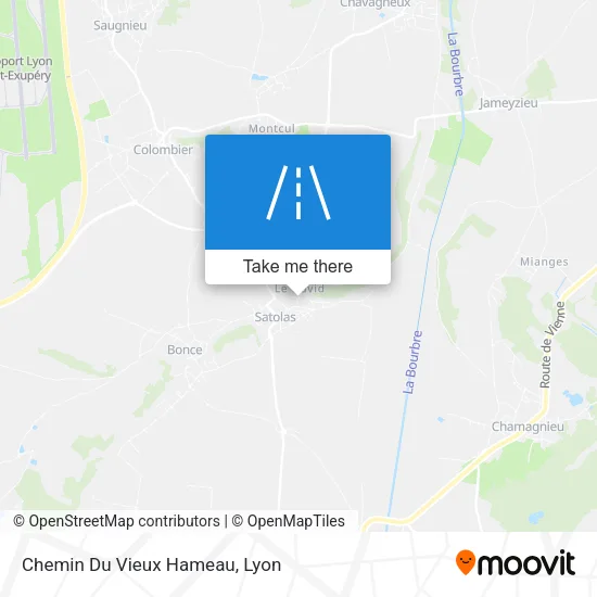 Chemin Du Vieux Hameau map