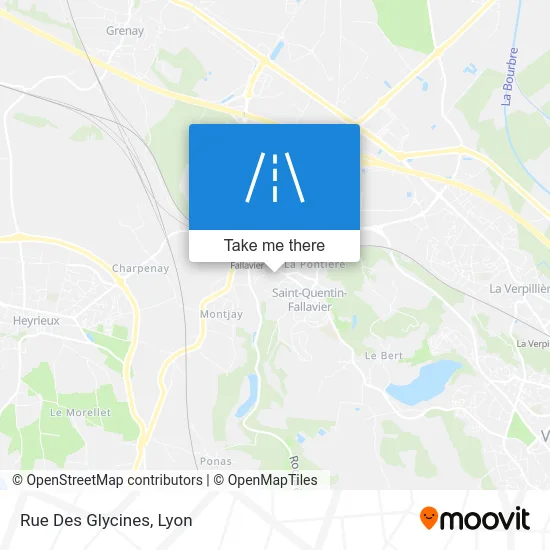 Rue Des Glycines map