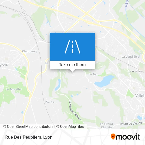 Rue Des Peupliers map