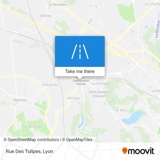 Rue Des Tulipes map