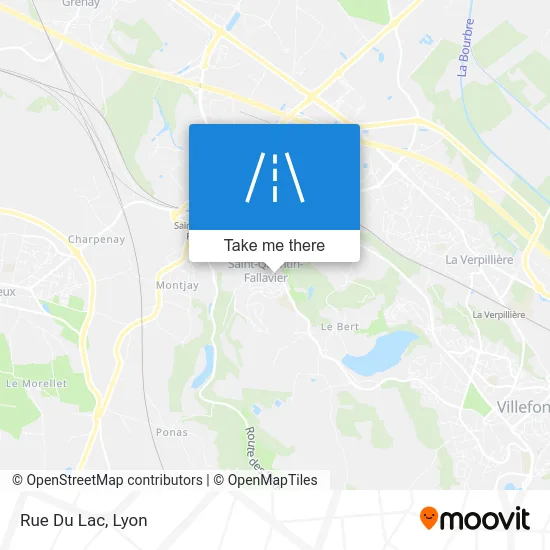 Rue Du Lac map