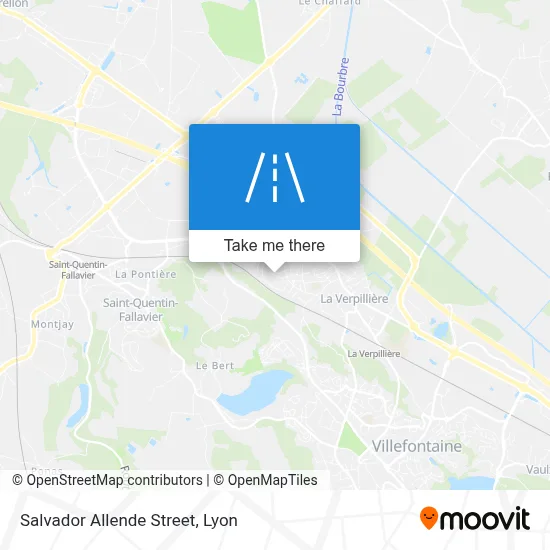 Rue Salvador Allende map