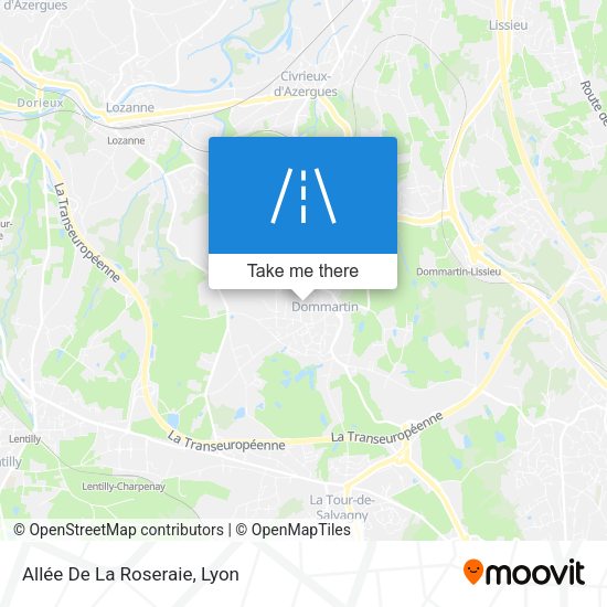 Allée De La Roseraie map