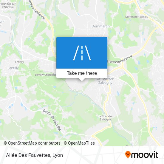 Allée Des Fauvettes map
