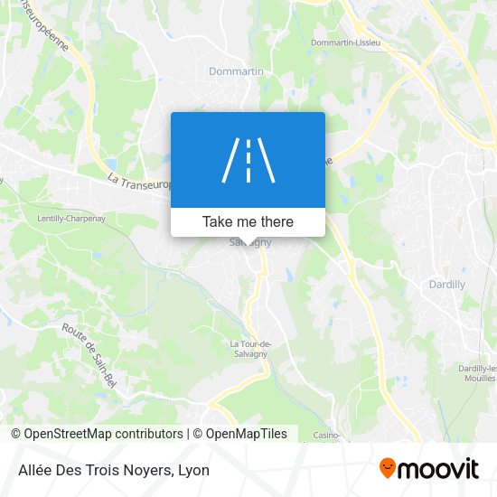 Allée Des Trois Noyers map