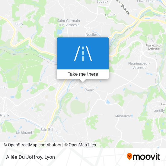 Allée Du Joffroy map