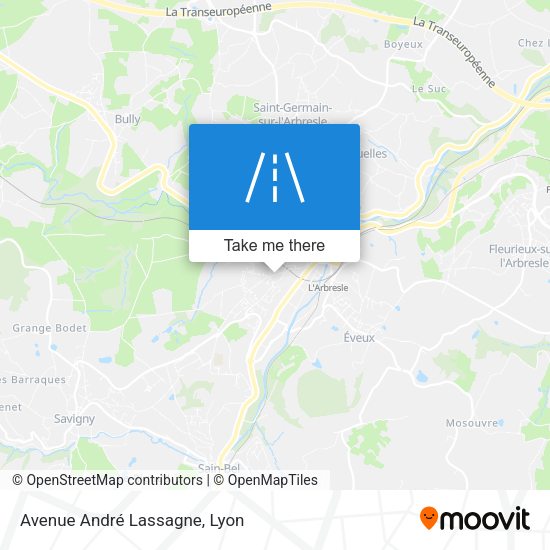 Avenue André Lassagne map