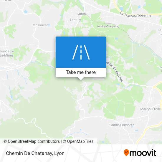 Chemin De Chatanay map
