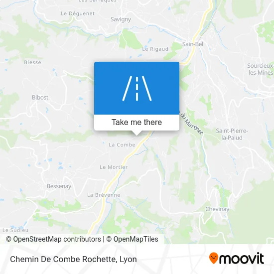 Chemin De Combe Rochette map