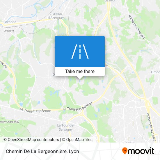 Chemin De La Bergeonnière map