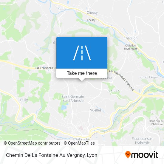Chemin De La Fontaine Au Vergnay map